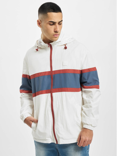 Urban Classics Windbreaker jacket -S- Crinkle Nylon Anorak white Wit