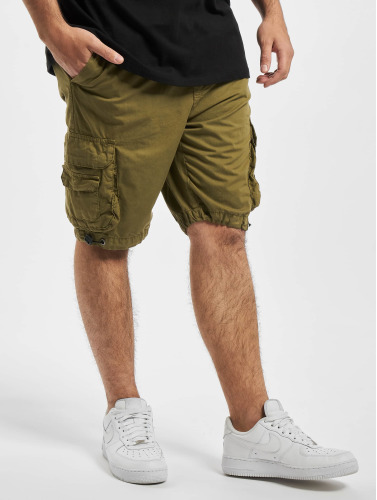 Urban Classics / shorts Double Pocket in olijfgroen