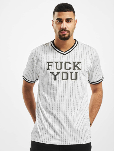 Mister Tee / t-shirt Fuckyou Jersey in wit