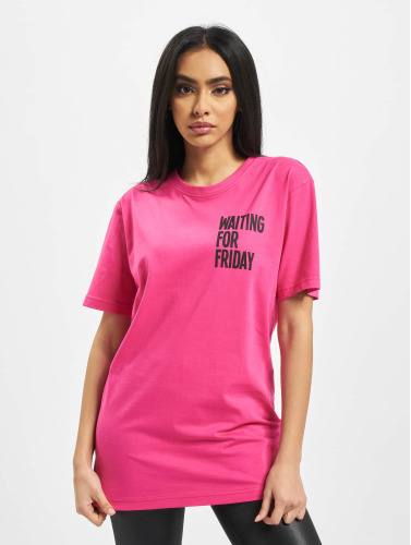 Mister Tee / t-shirt Ladies Waiting For Friday in pink
