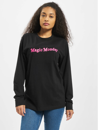 Mister Tee / Longsleeve Ladies Magic Monday Slogan in zwart