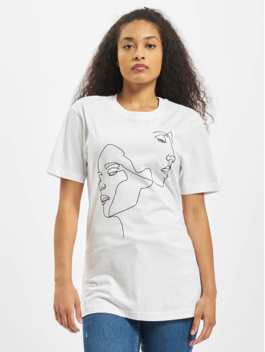 Mister Tee Dames Tshirt -5XL- One Line Wit
