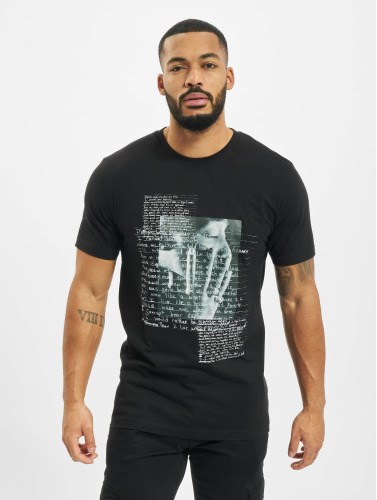 Mister Tee / t-shirt Tupac Lyrics in zwart