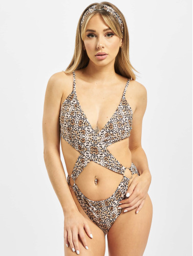 Missguided / Badpak Extreme Cut Out Leopard in bruin