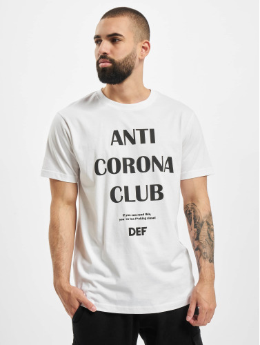 DEF / t-shirt Anti Corona in wit