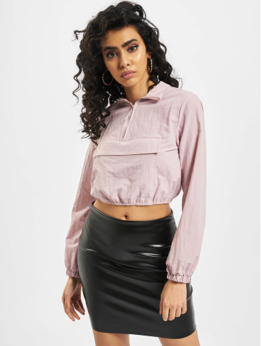 Missguided / Zomerjas Shell Front Pocket Crop in rose
