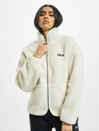 FILA / Zomerjas Bianco Sari Sherpa Fleece in wit