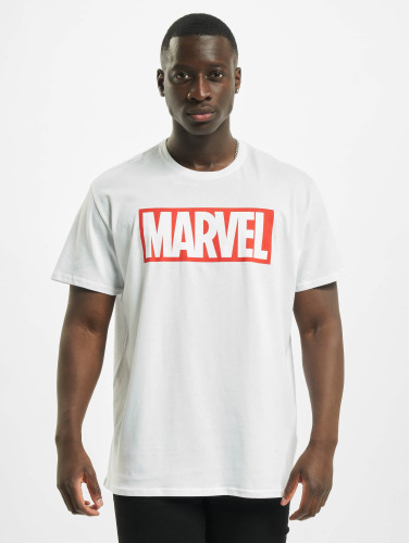 Merchcode Heren Tshirt -2XL- Marvel Logo Wit