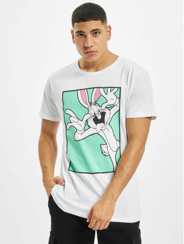 Merchcode Looney Tunes Heren Tshirt -M- Looney Tunes Bugs Bunny Funny Face Wit
