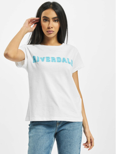 Merchcode / t-shirt Riverdale Logo in wit