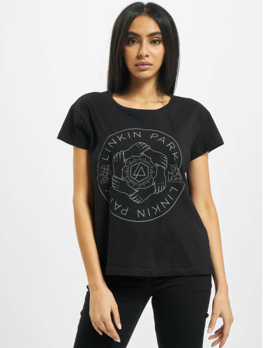 Merchcode / t-shirt Ladies Linkin Park Hex Circle Box in zwart