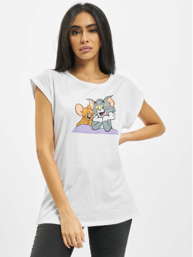 Merchcode / t-shirt Tom & Jerry Pose in wit