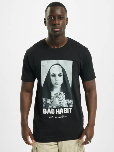 Mister Tee / t-shirt Bad Habit in zwart