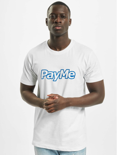 Mister Tee / t-shirt Pay Me Outline in wit