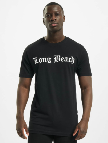 Mister Tee / t-shirt Long Beach in zwart
