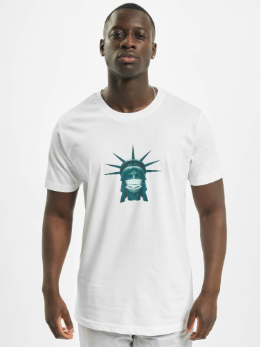 Mister Tee / t-shirt Liberty Mask in wit