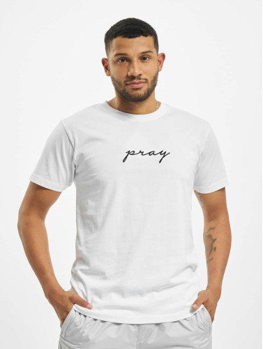Mister Tee / t-shirt Pray Emb in wit