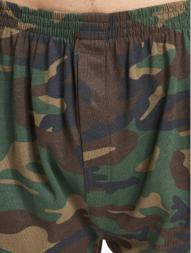 Urban Classics Boxershorts -7XL- Woodland Groen/Bruin