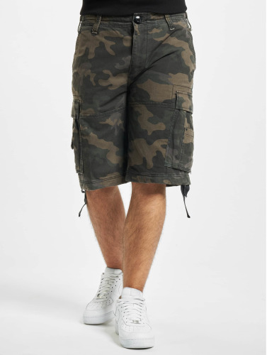 Urban Classics Cargo Korte broek -XL- Vintage Cargo Zwart/Bruin