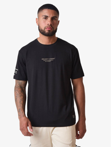 Project X Paris / t-shirt Reflective Writing Design in zwart