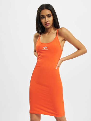 Alpha Industries / jurk Basic Dress Small Logo Dress in oranje