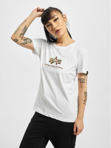 Alpha Industries / t-shirt New Basic Hol. Print in wit