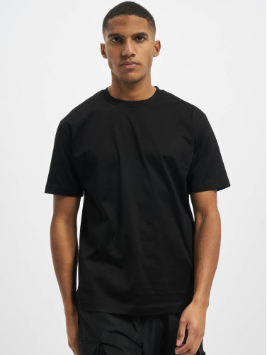 Les Hommes / t-shirt Broken in zwart