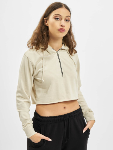 Missguided / Hoody Quarter in beige