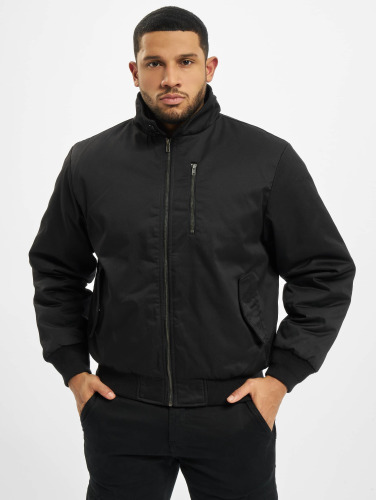 Urban Classics Bomber jacket -4XL- Lord Canterbury Winter black 3XL Zwart
