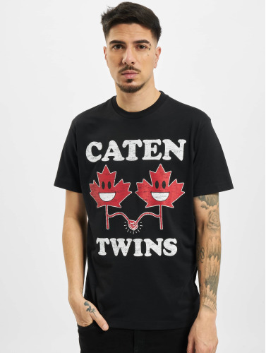 Dsquared2 / t-shirt Caten Twins in zwart