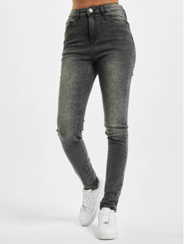 Urban Classics / High Waisted Jeans Ladies in zwart