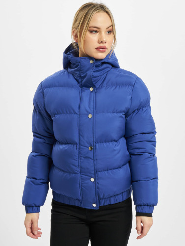 Urban Classics / Gewatteerde jassen Ladies Hooded in blauw