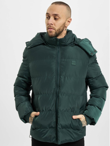 Urban Classics / Gewatteerde jassen Hooded in groen