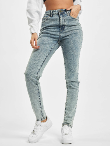 Urban Classics / High Waisted Jeans Ladies in blauw