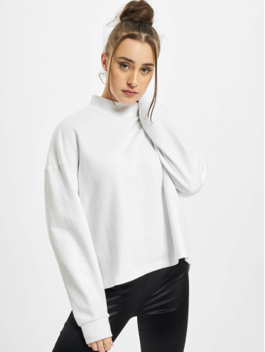 Urban Classics Sweater/trui -M- Oversized High Neck Wit