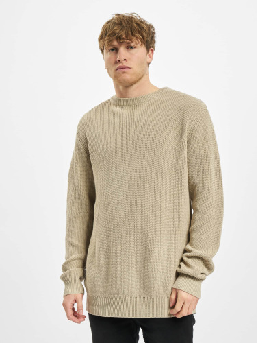 Urban Classics Sweater/trui -L- Cardigan Stitch Creme