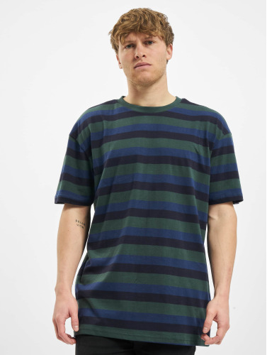 Urban Classics / t-shirt College Stripe Tee in groen
