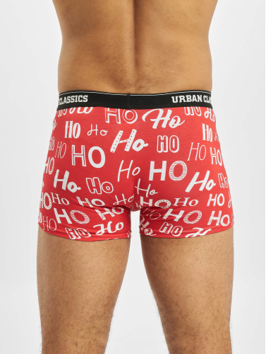 Urban Classics / boxershorts Boxer Shorts 3-Pack Hohoho in rood