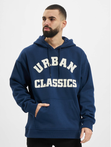 Urban Classics Hoodie/trui -L- College Print Blauw
