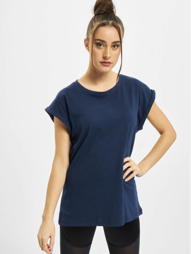 Urban Classics Dames Tshirt -2XL- Extended Shoulder Blauw