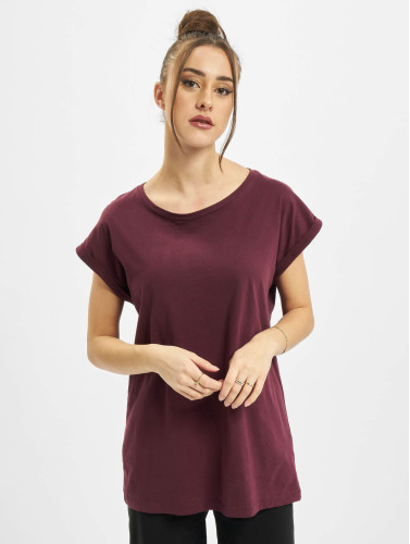 Urban Classics / t-shirt Ladies Extended Shoulder in rood