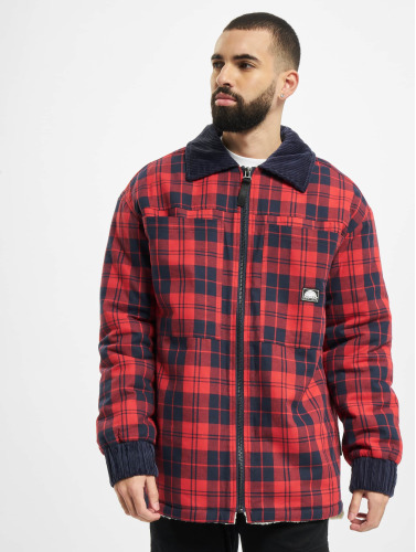 Southpole / Zomerjas Check Flannel Sherpa in rood