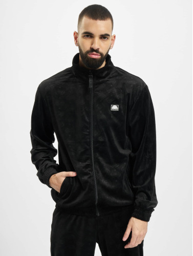 Southpole Trainings jacket -L- AOP Velour Zwart