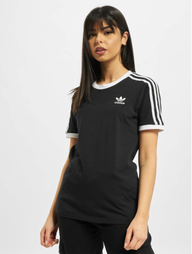 adidas Originals / t-shirt 3 Stripes in zwart
