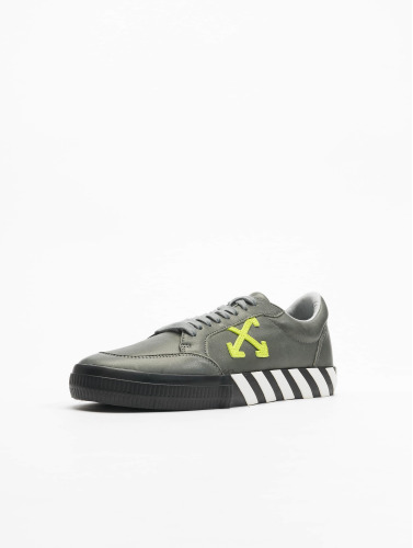 Off-White / sneaker Low Vulc Substainable Leather in grijs