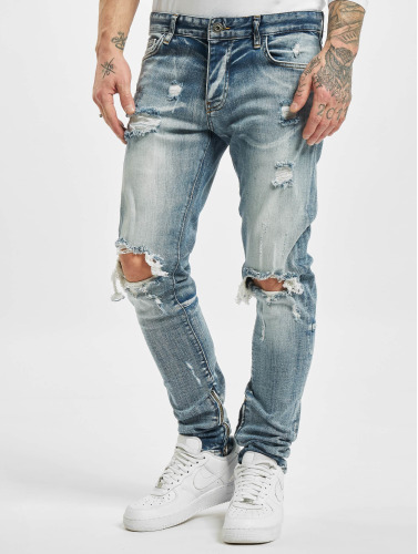 2Y Premium / Straight fit jeans Liam in blauw