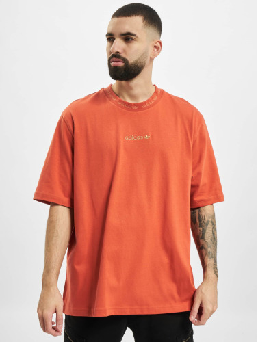 adidas Originals / t-shirt Rib Detail in oranje