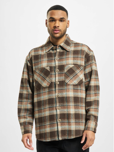 PEGADOR / overhemd Delta Heavy Flannel in bruin