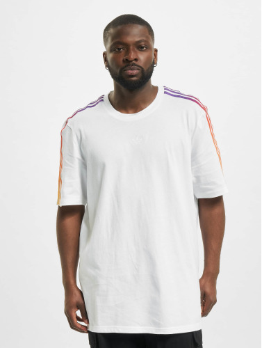 adidas Originals / t-shirt Sport 3 Stripes in wit