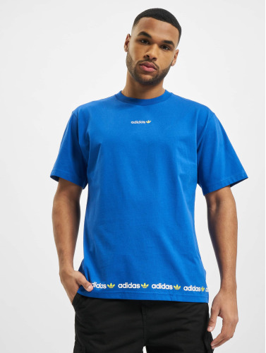 adidas Originals / t-shirt Linear Repeat in blauw